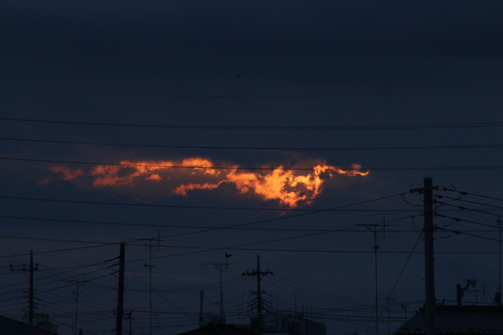 9月7日、夕暮れ。