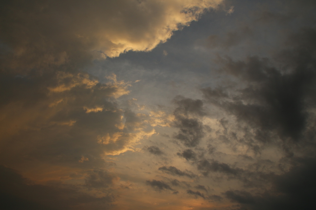 9月6日、雲模様。