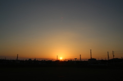 9月28日、夕暮れ。