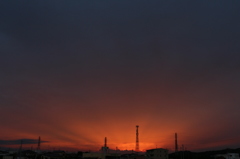 8月23日、夕暮れ。
