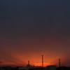 8月23日、夕暮れ。