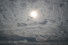 8月30日、雲模様。