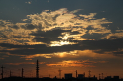 10月25日、空模様。