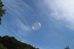 青空のシャボン。