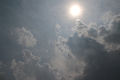 見上げた空は。