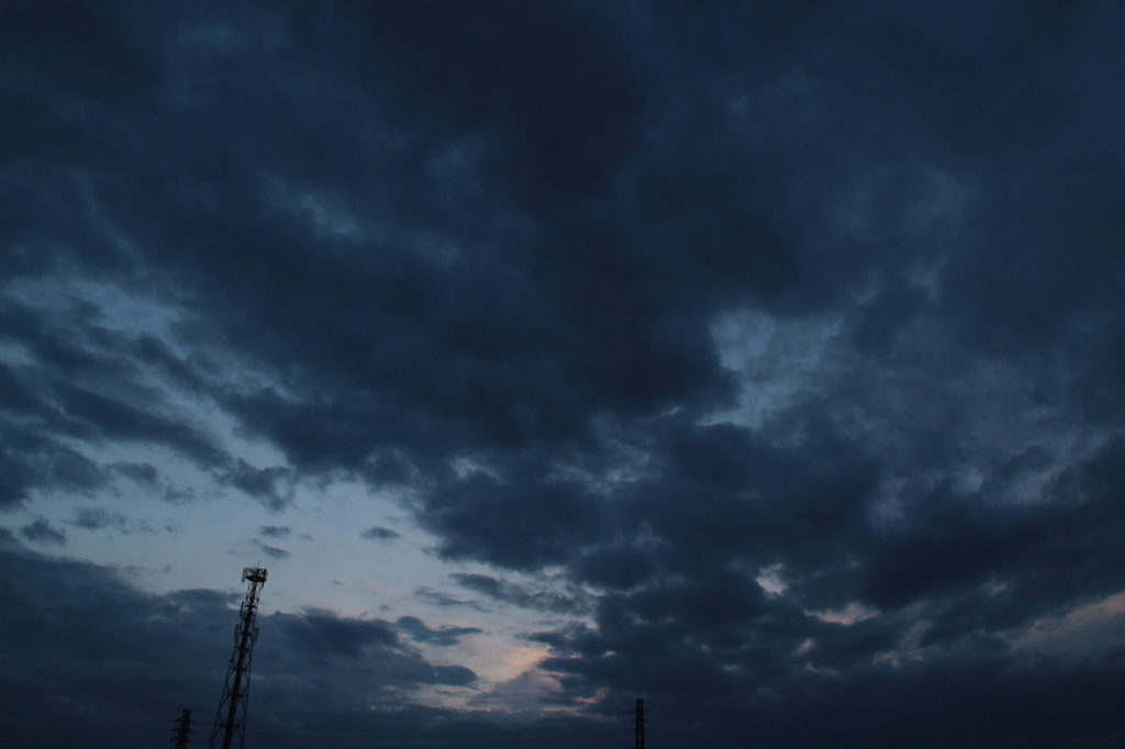 8月31日、夕暮れ。