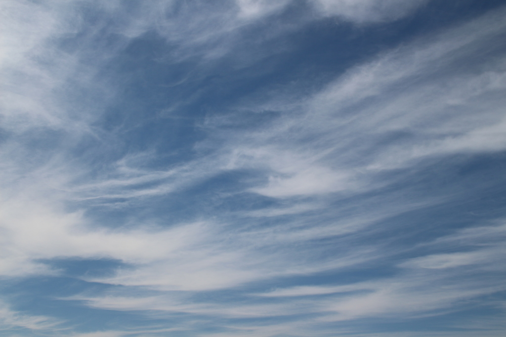 9月23日、雲模様。