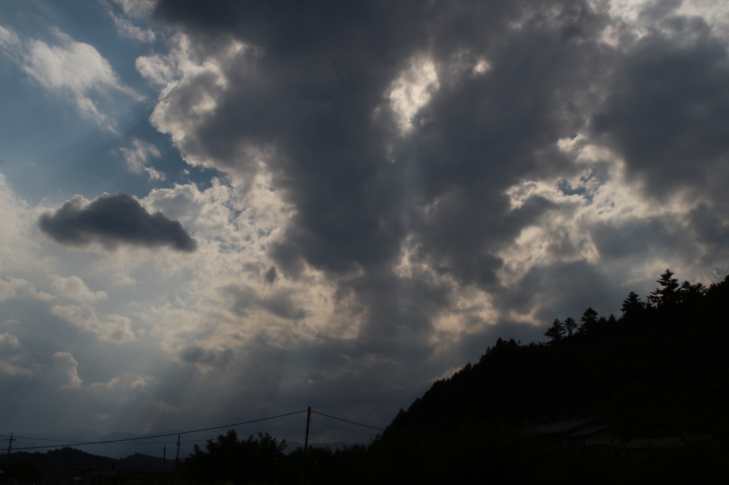 8月19日、空模様。