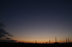 9月20日、夕暮れ。