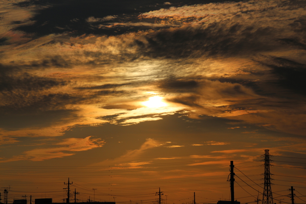 9月21日、空模様。