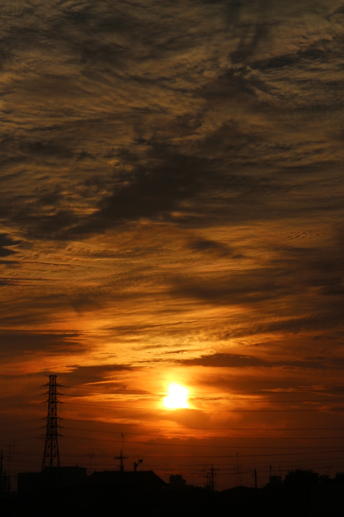 9月21日、夕暮れ。