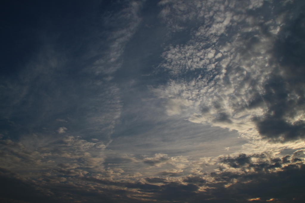 8月21日、夕暮れ。