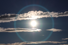 10月14日、朝日。