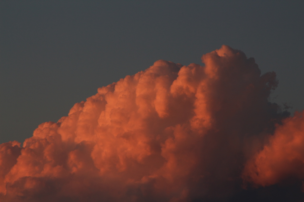 夕焼雲。