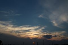 9月2日、夕暮れ。