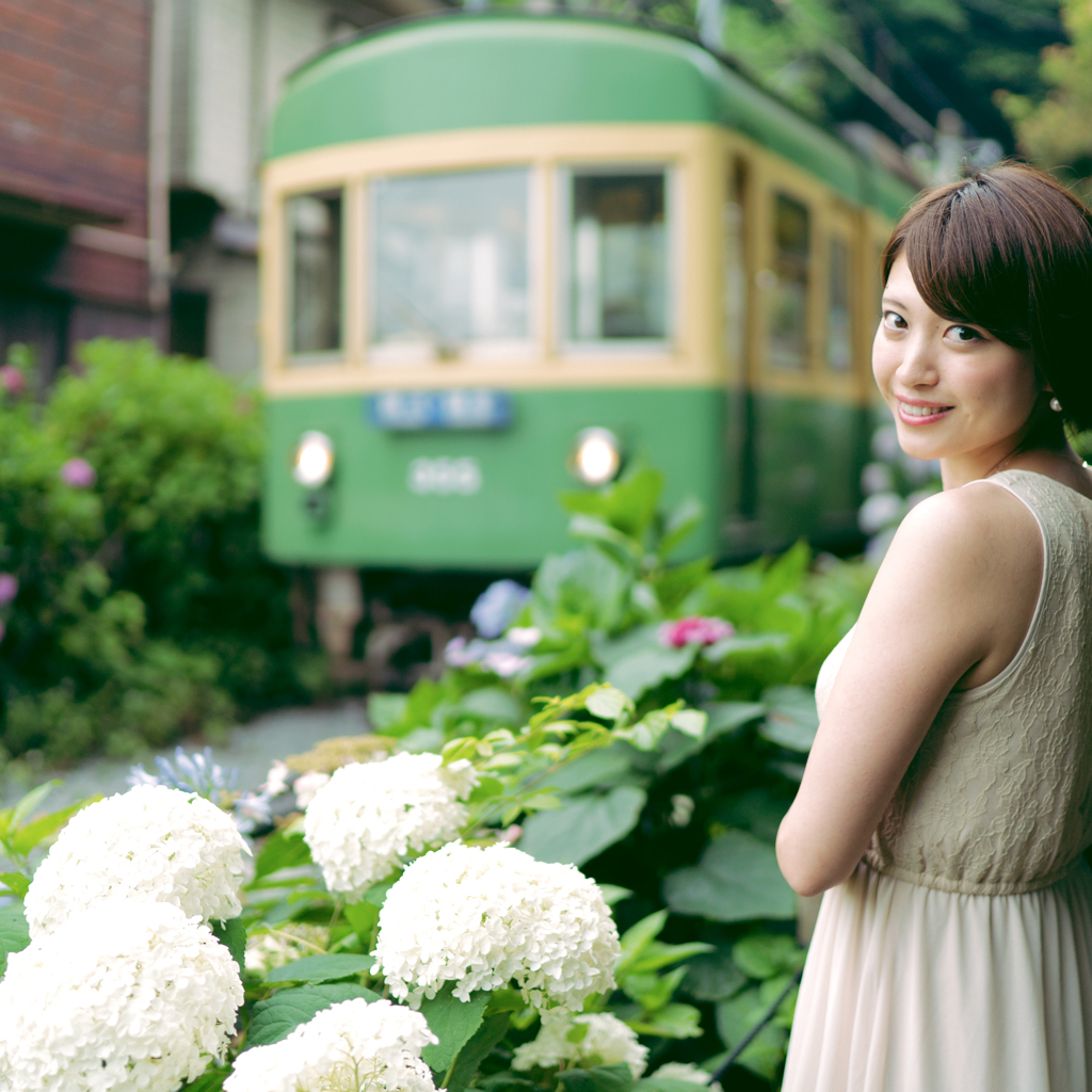 SIGMA 35mm F1.4 Canon EFマウント 紫陽花撮影ポートレート SIGMA 35mm F1.4 Canon EFマウント 紫陽花撮影ポートレート