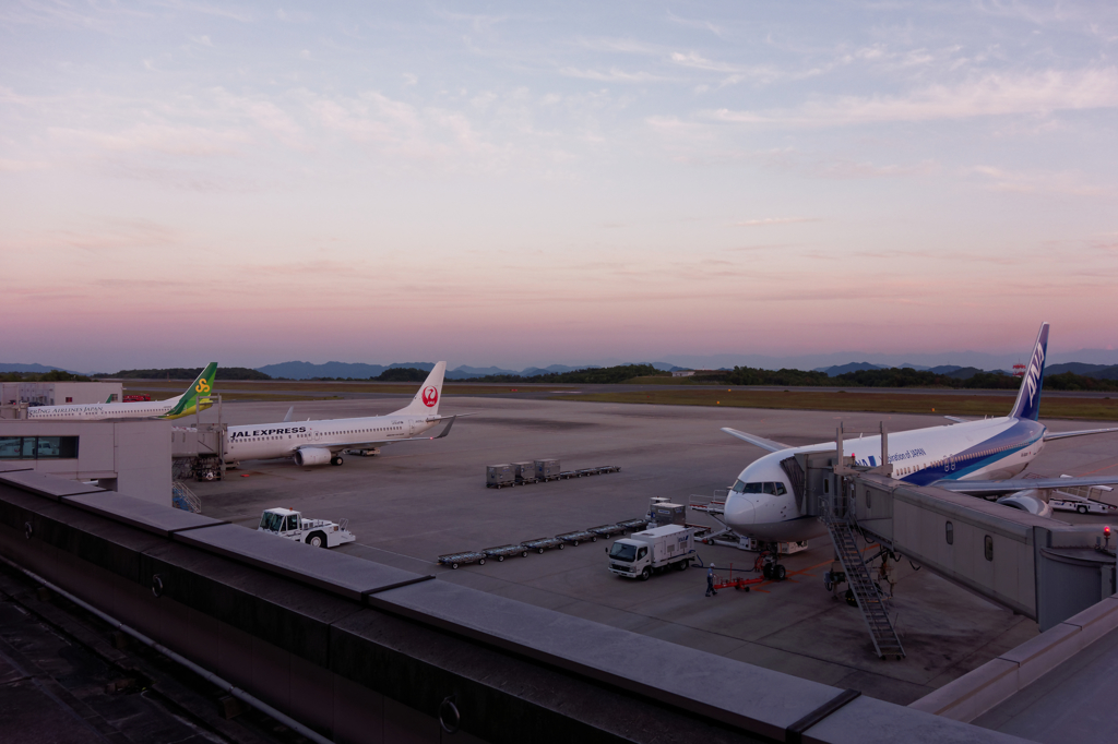 春の空に鶴が…（順不同）