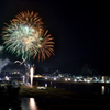 石巻川開き前夜祭の花火