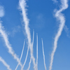 青空に舞うブルーインパルス②