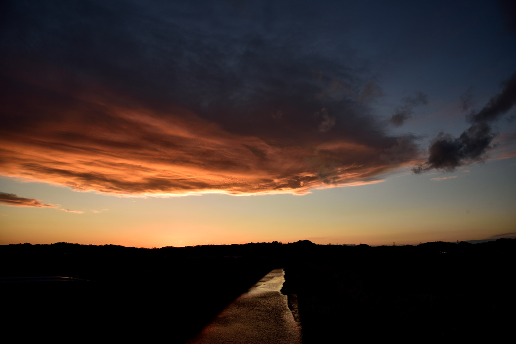 夕暮れ