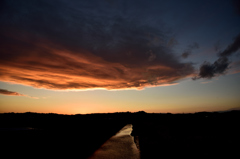 夕暮れ