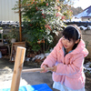 餅つき②