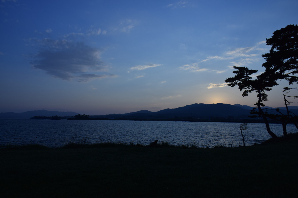 岩井崎の夕暮れ