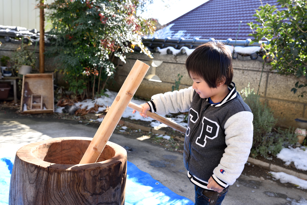 餅つき