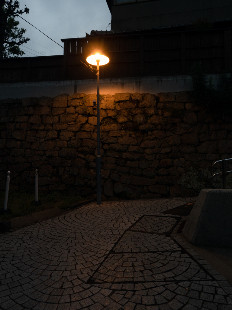夕方の灯り