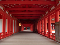 厳島神社　回廊