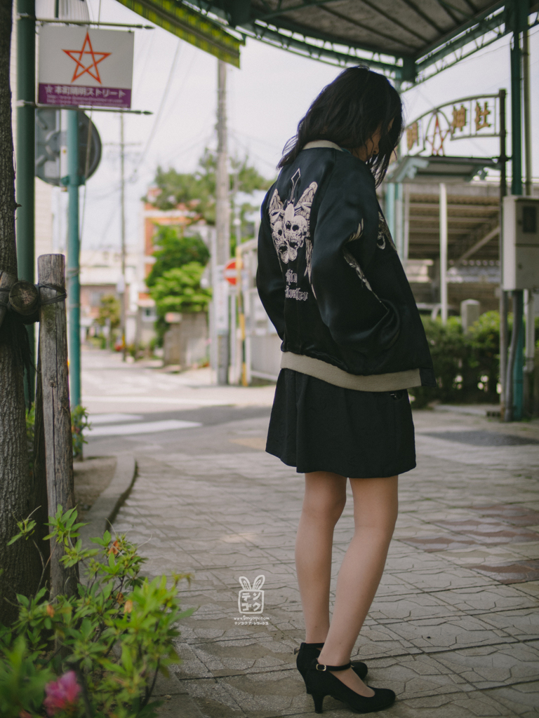 スカジャン女子
