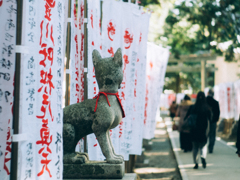 豊川稲荷霊狐塚 お見送り