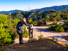 登山中