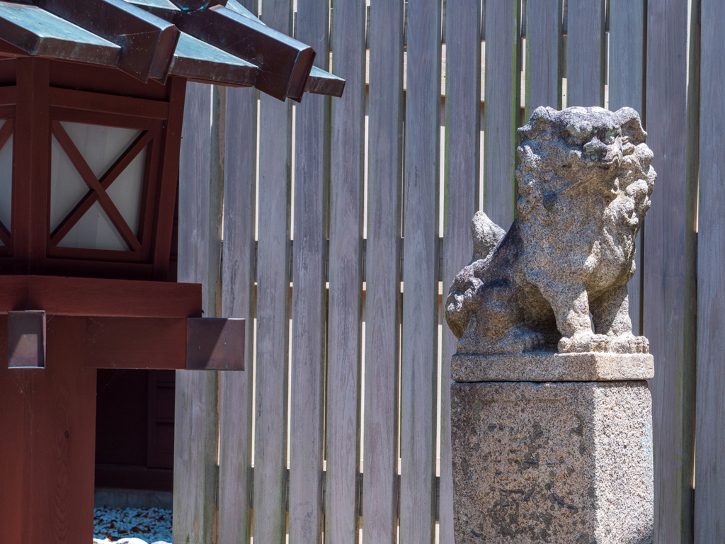 八代神社 狛犬