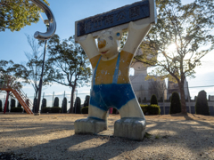 給水塔のある風景