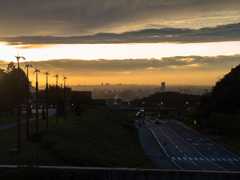 夕霞