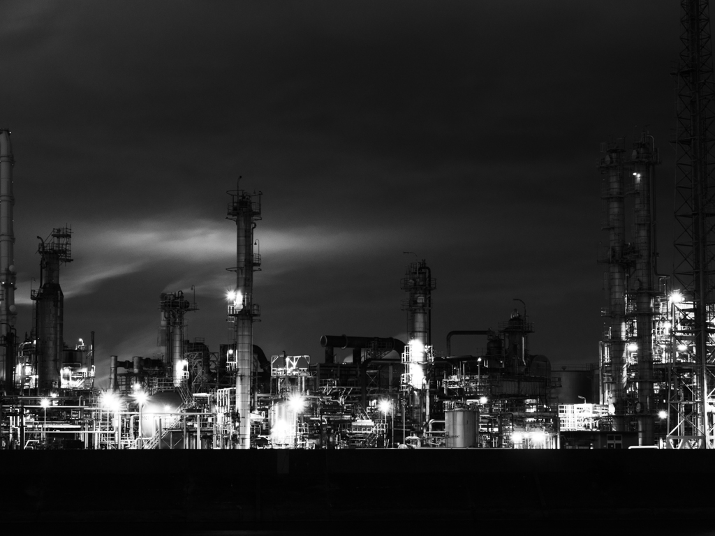 工場夜景