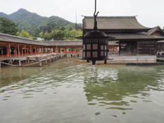 厳島神社 海水