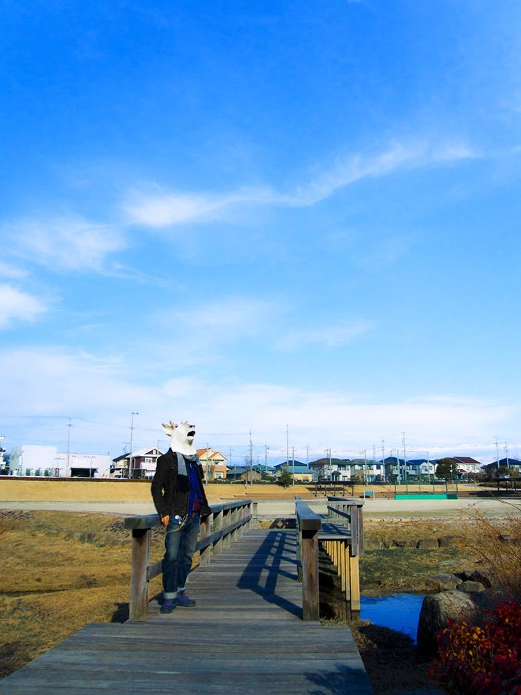 晴れた空の青さ