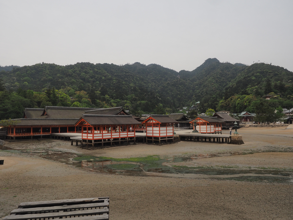 厳島神社 干潮