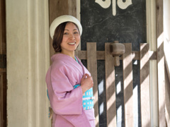 高山着物女子