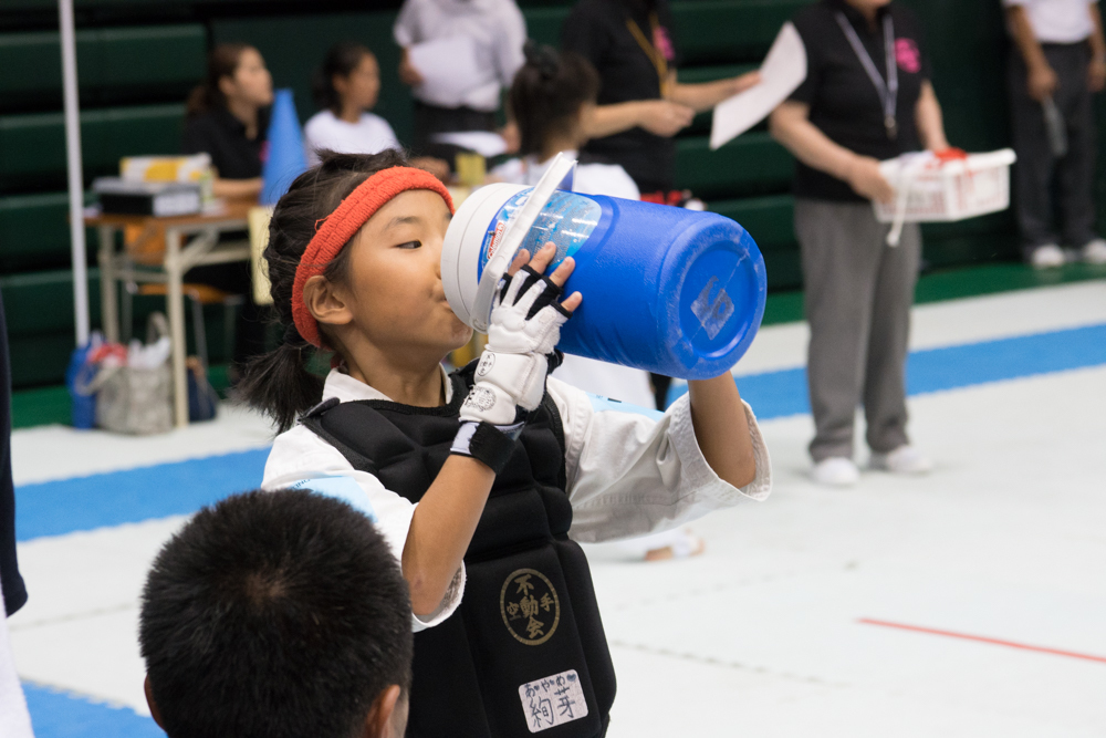 水分補給！