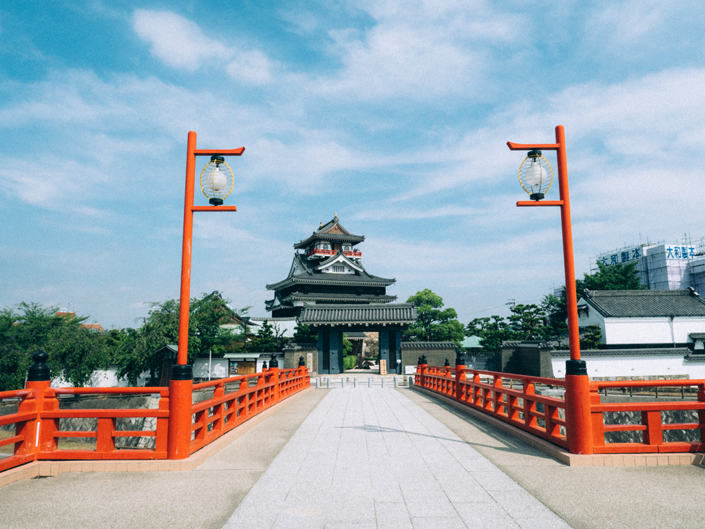 清州城 橋
