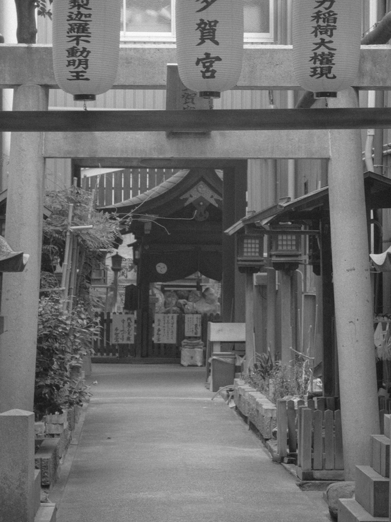 商店街の神社