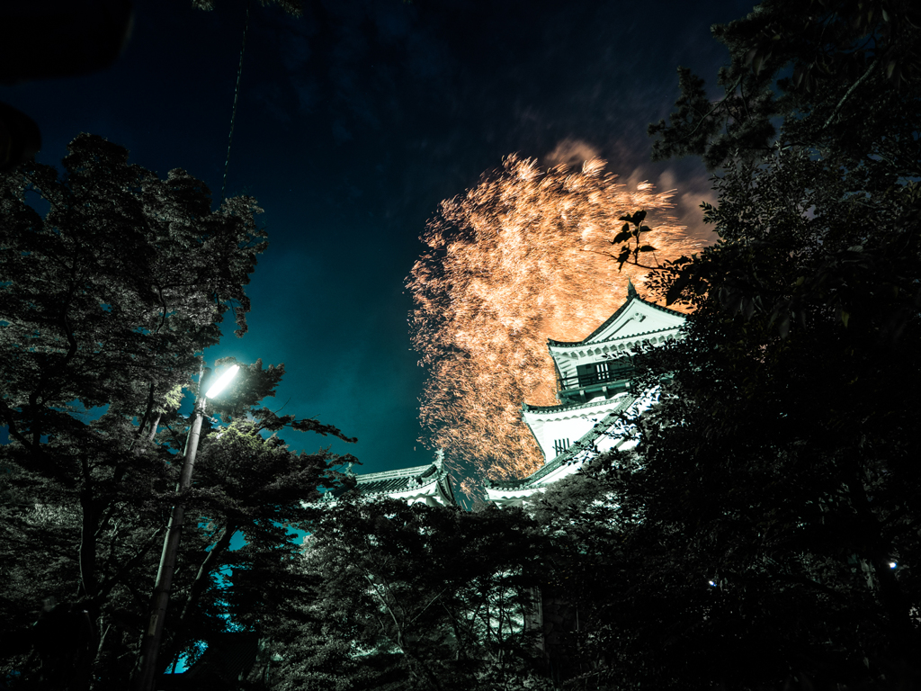 花火大会 城裏横