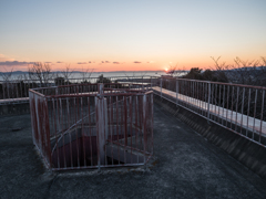 御津山展望台 屋上