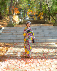 着物女子　日枝神社