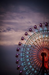 twilight ferris wheel
