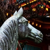 Horse of the bronze statue