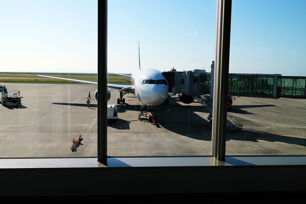 At the airport